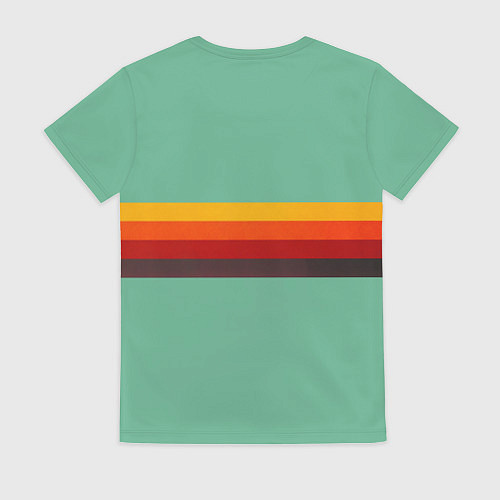 Женская футболка Ретро автобус ЗИЛ 158ВРА1 поп-арт / 3D-принт – фото 2