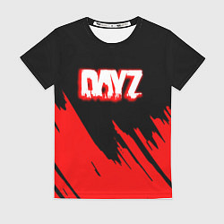 Футболка женская Dayz штрихи красок, цвет: 3D-принт