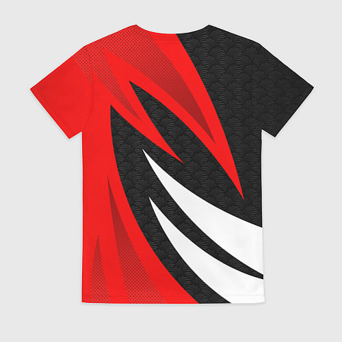 Женская футболка Митсубиси - красный спорт / 3D-принт – фото 2