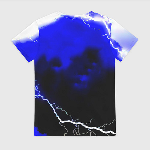 Женская футболка Наполи шторм / 3D-принт – фото 2
