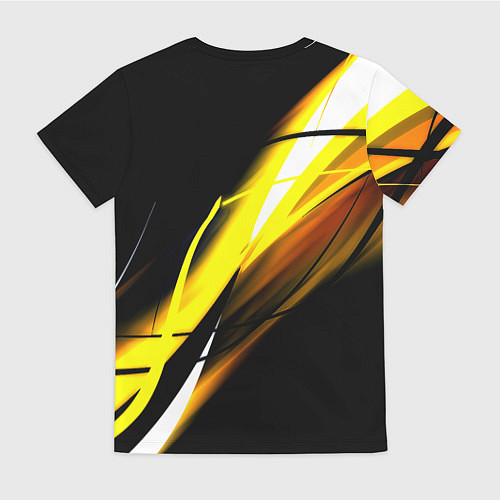 Женская футболка Borussia спортивная геометрия / 3D-принт – фото 2