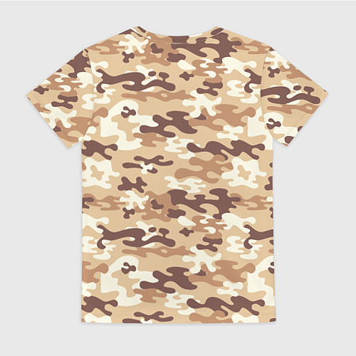 Женская футболка Камуфляж армия / 3D-принт – фото 2