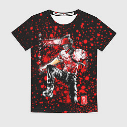 Женская футболка Человек-бензопила