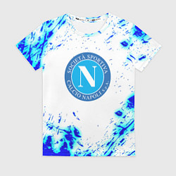 Женская футболка Наполи текстура краски