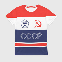 Футболка женская Советский союз - СССР, цвет: 3D-принт