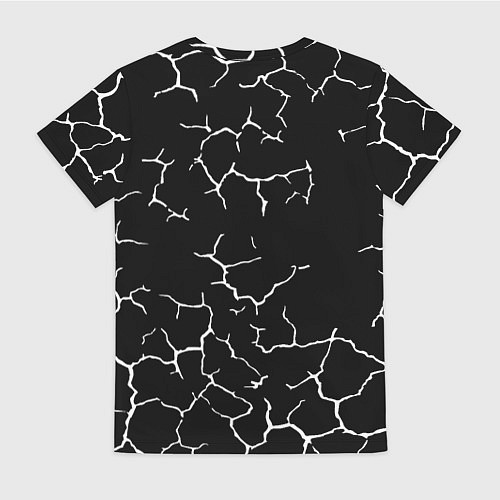 Женская футболка Borussia черно белые / 3D-принт – фото 2