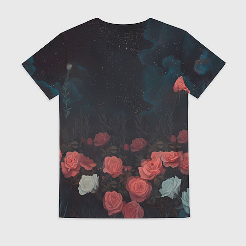 Женская футболка Влюбленные волки / 3D-принт – фото 2