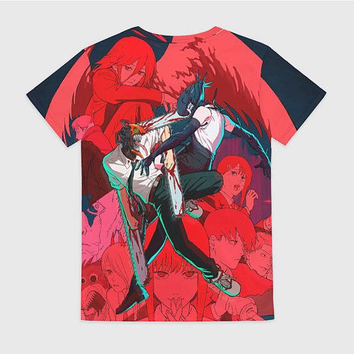 Женская футболка Битва с Резе Человек бензопила / 3D-принт – фото 2