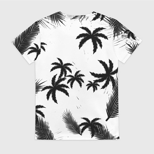 Женская футболка Бавария Мюнхен тропики / 3D-принт – фото 2