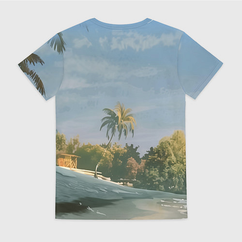 Женская футболка Лови волну - чотко мем / 3D-принт – фото 2