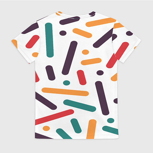 Женская футболка Oval oil / 3D-принт – фото 2