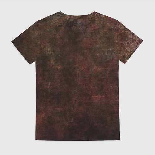 Женская футболка Каэр Морхен - школа волка на темном фоне / 3D-принт – фото 2