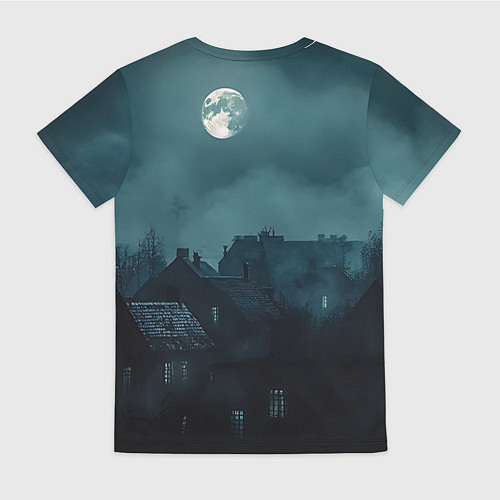 Женская футболка Вампирша МаоМао - Монолог Фармацевта аниме Хэллоуи / 3D-принт – фото 2