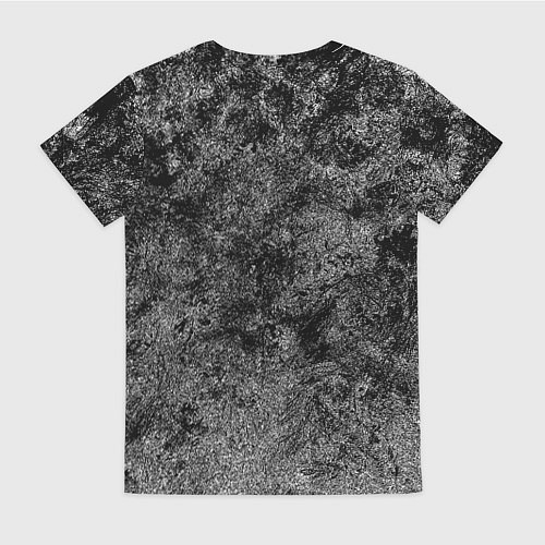 Женская футболка Ворон в круге рун и компас вегвизир / 3D-принт – фото 2