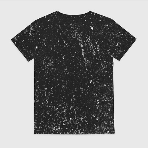 Женская футболка Валькнут и символы в круге / 3D-принт – фото 2