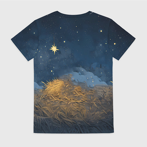 Женская футболка Лошадка спит с жеребенком / 3D-принт – фото 2