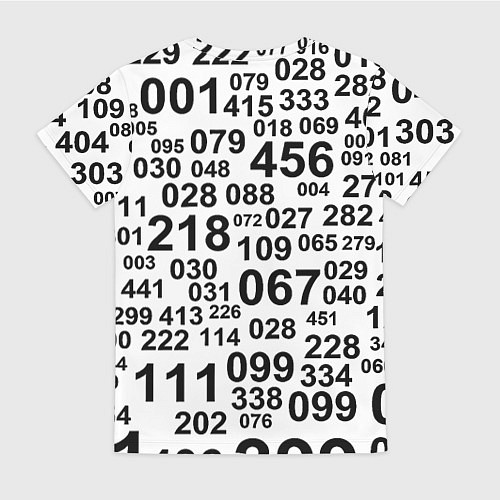 Женская футболка Лестер сити цифры символы / 3D-принт – фото 2