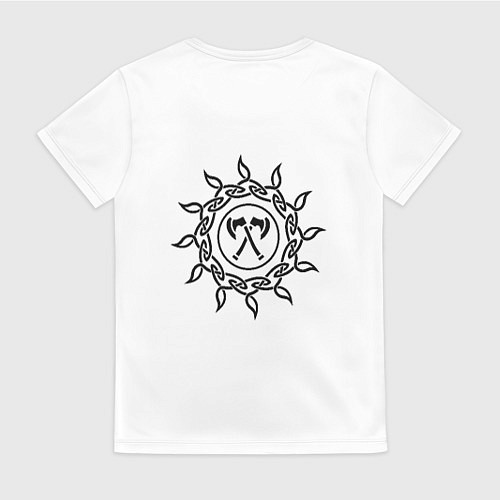 Женская футболка Славянское ратное войско / 3D-принт – фото 2