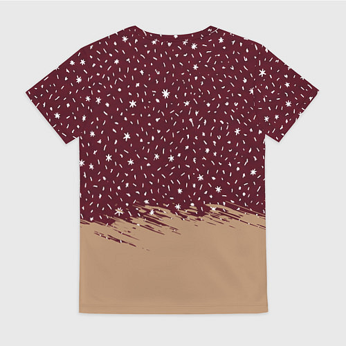 Женская футболка Кот Бендер и ёлка / 3D-принт – фото 2