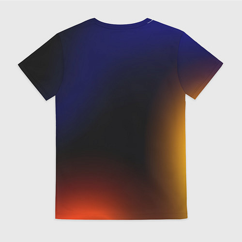 Женская футболка Color black red blue / 3D-принт – фото 2