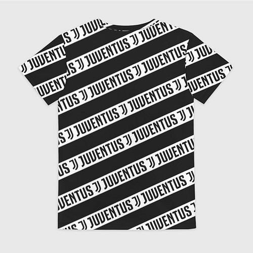 Женская футболка Ювентус полосы линии спорт / 3D-принт – фото 2