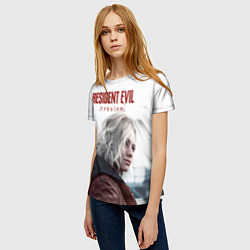 Футболка женская Грейс Эшкрофт Resident evil requiem, цвет: 3D-принт — фото 2