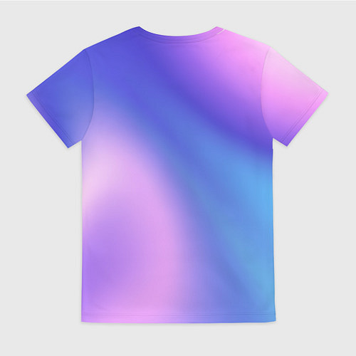 Женская футболка Color multicolored gradient / 3D-принт – фото 2