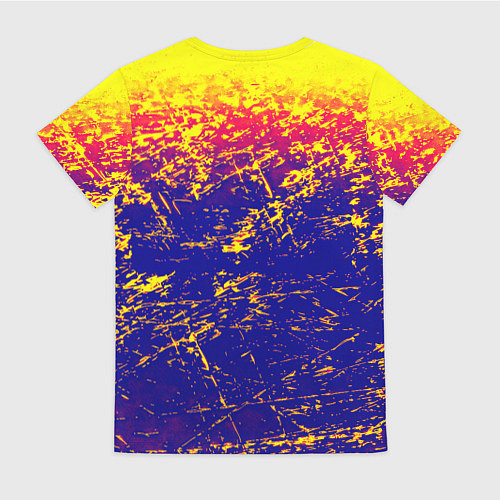 Женская футболка Borussia краски / 3D-принт – фото 2