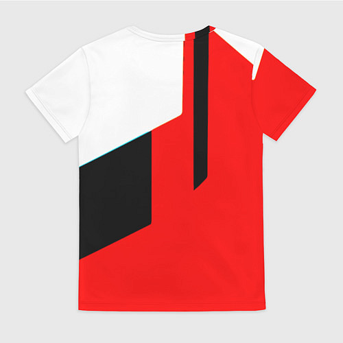 Женская футболка Арсенал геометрия спорт / 3D-принт – фото 2