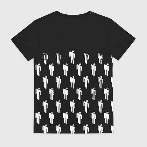 Женская футболка Реал Мадрид люди краски / 3D-принт – фото 2