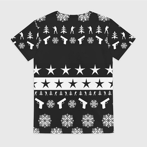 Женская футболка Borussia x counter strike / 3D-принт – фото 2