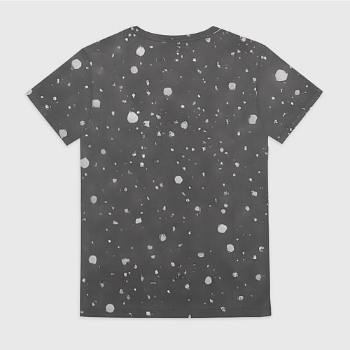 Женская футболка Главное не уснуть лицом в оливье - иконка / 3D-принт – фото 2