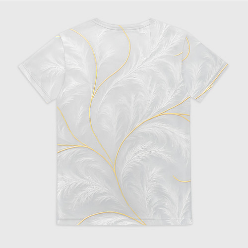 Женская футболка Мандаринка - это ням-ням - котик с мандаринкой / 3D-принт – фото 2