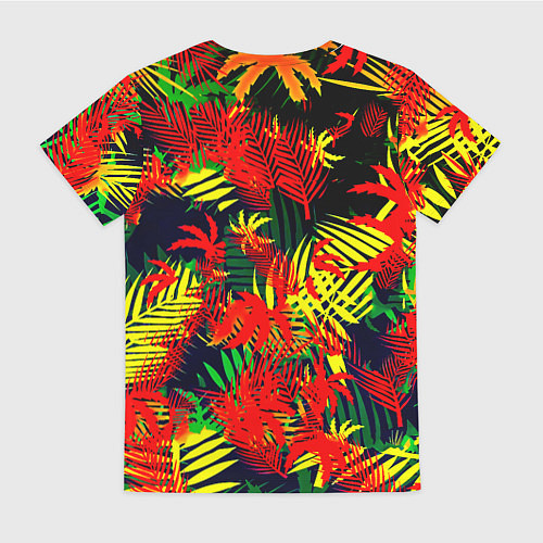 Женская футболка Манчестер Юнайтед тропики / 3D-принт – фото 2