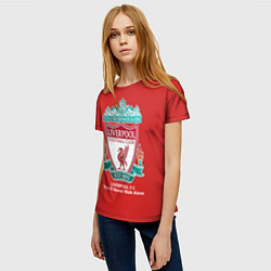 Футболка женская Liverpool, цвет: 3D-принт — фото 2