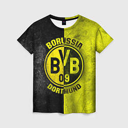 Футболка женская Borussia Dortmund, цвет: 3D-принт