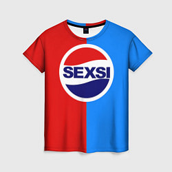 Футболка женская Sexsi Pepsi, цвет: 3D-принт