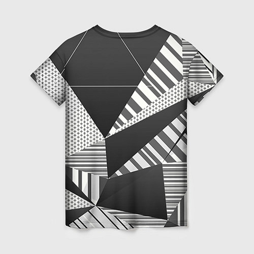 Женская футболка Геометрия / 3D-принт – фото 2