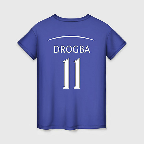 Женская футболка Chelsea: Drogba / 3D-принт – фото 2