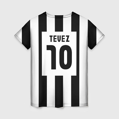 Женская футболка Juventus: Tevez / 3D-принт – фото 2