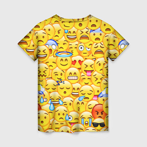 Женская футболка Emoji / 3D-принт – фото 2