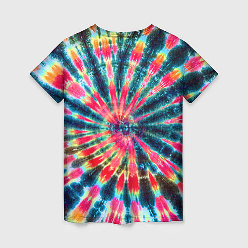 Женская футболка Tie dye / 3D-принт – фото 2