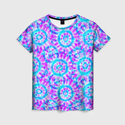 Женская футболка Tie dye