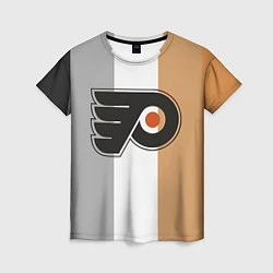 Футболка женская Philadelphia Flyers, цвет: 3D-принт