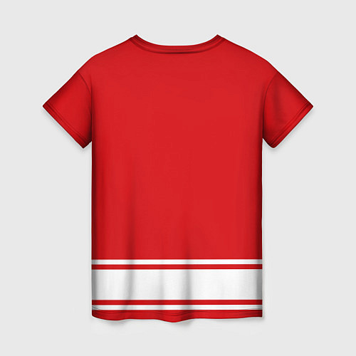 Женская футболка Detroit red wings / 3D-принт – фото 2