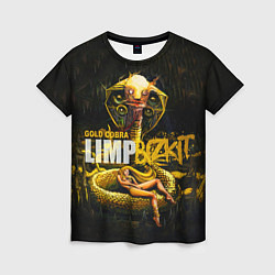Футболка женская Gold Cobra: Limp Bizkit, цвет: 3D-принт