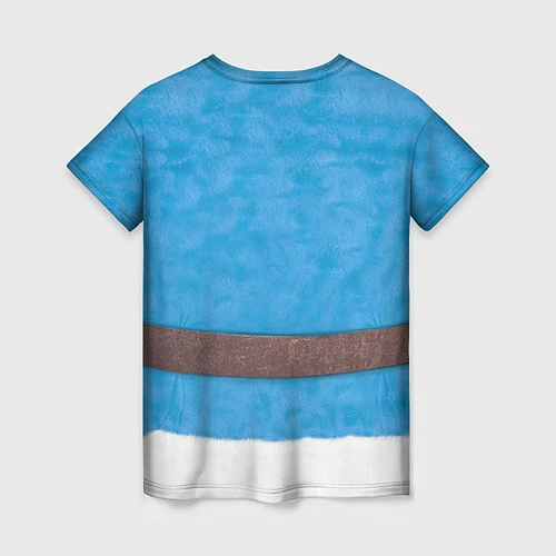 Женская футболка Костюм Снегурочки / 3D-принт – фото 2