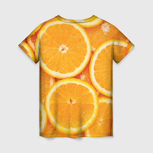 Женская футболка Апельсинчик / 3D-принт – фото 2