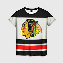 Футболка женская Chicago Blackhawks, цвет: 3D-принт