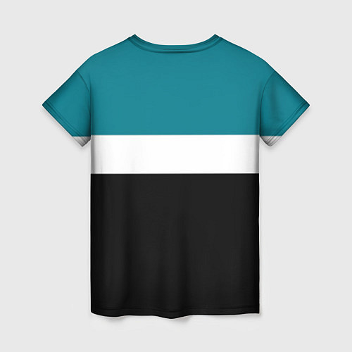 Женская футболка San Jose Sharks / 3D-принт – фото 2